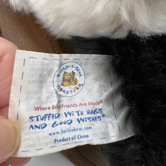 Build A Bear Panda Bear Plush Realistic Black White Plush Stuffed Animal Toy - Picture 7 of 12